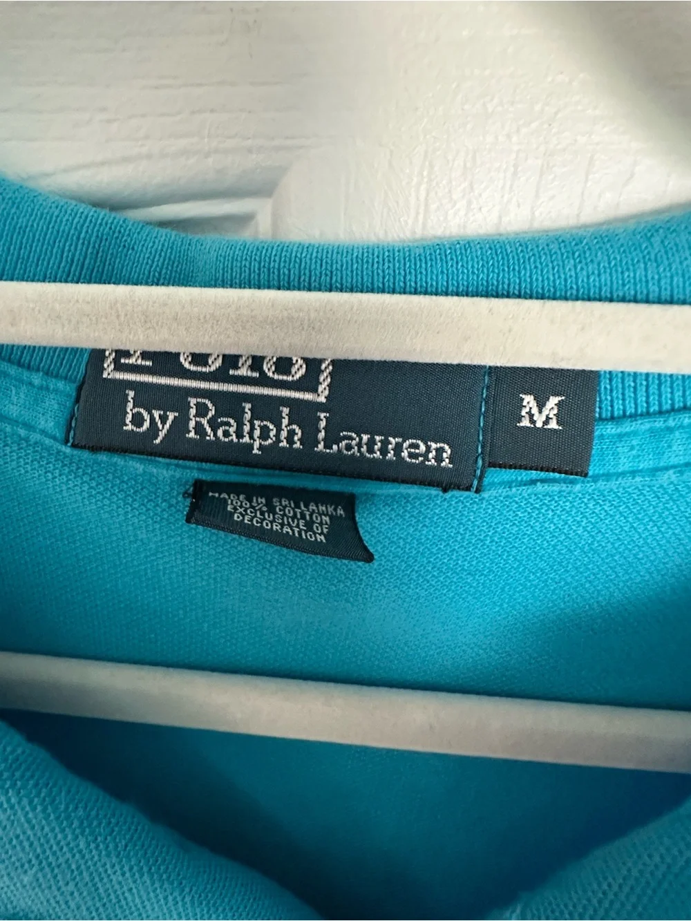 Ralph Lauren Men’s Turquoise Polo Shirt with Navy Pony